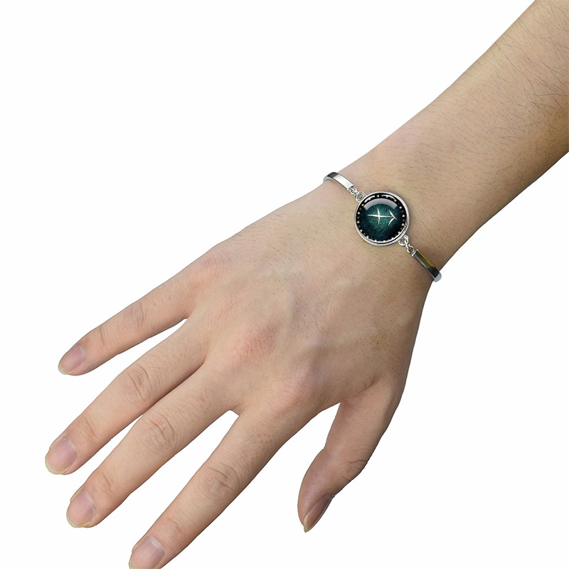 Time Gem Bracelet with Constellation Symbols